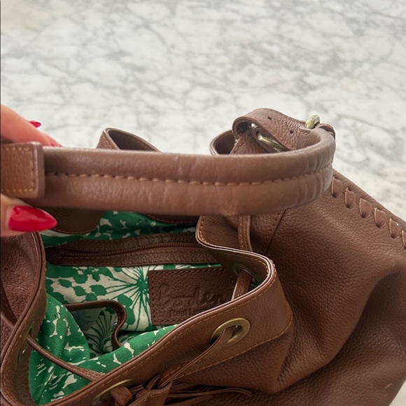 Boden Tan Leather Hobo Bag - Picture 5 of 10
